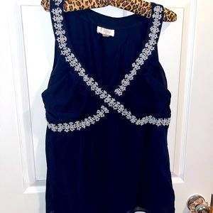 Beaded chiffon blouse